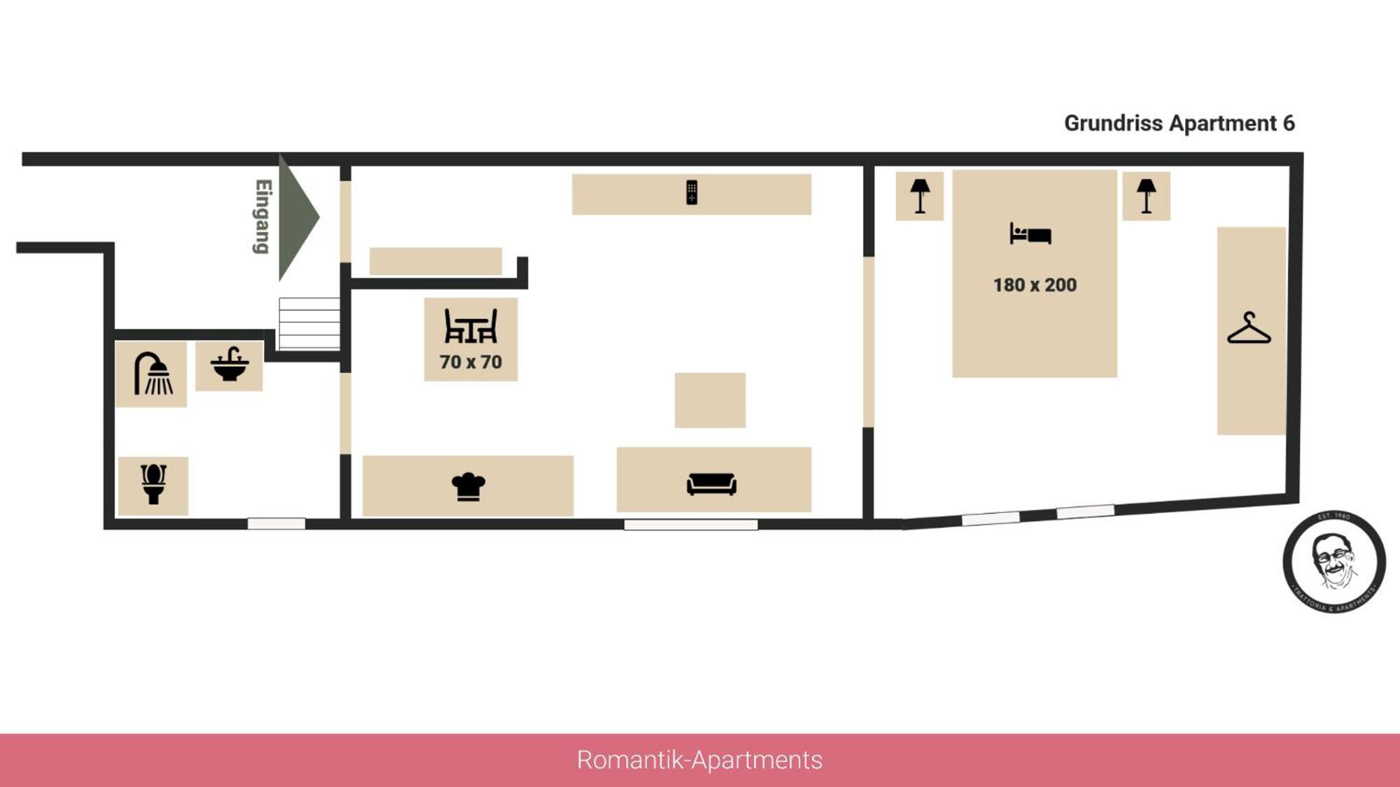 Trattoria & Apartments - Casa Da Enzo 고슬라르 객실 사진