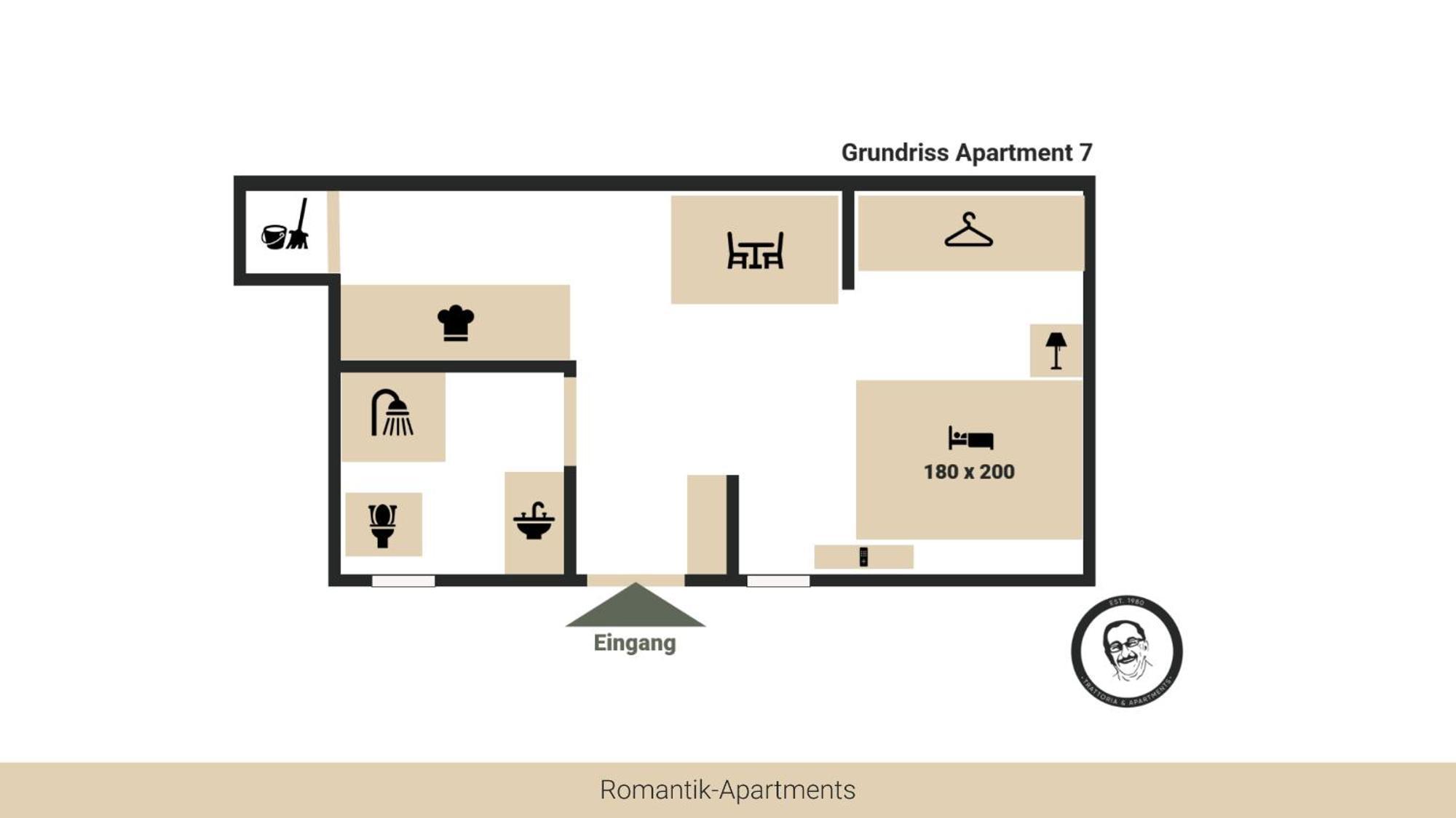 Trattoria & Apartments - Casa Da Enzo 고슬라르 객실 사진